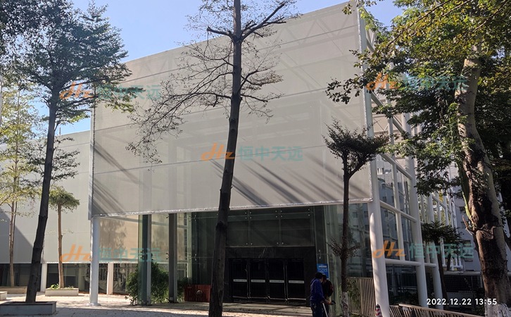 東莞松山湖學術交流中心文化館織物幕墻